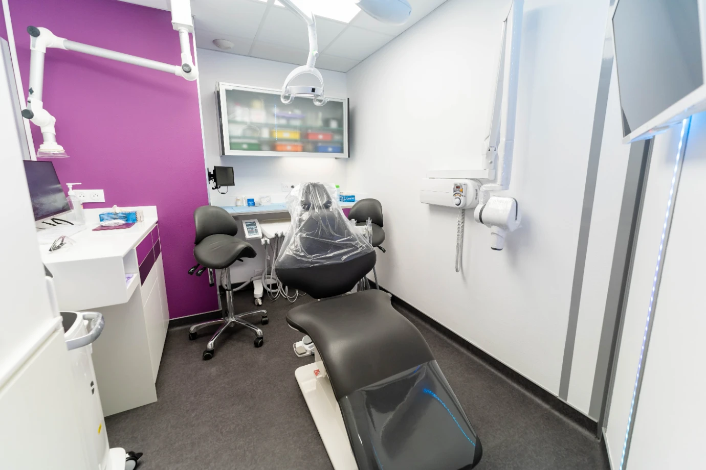 Salle de soins du cabinet dentaire Art Dental Concept à Saint-Étienne